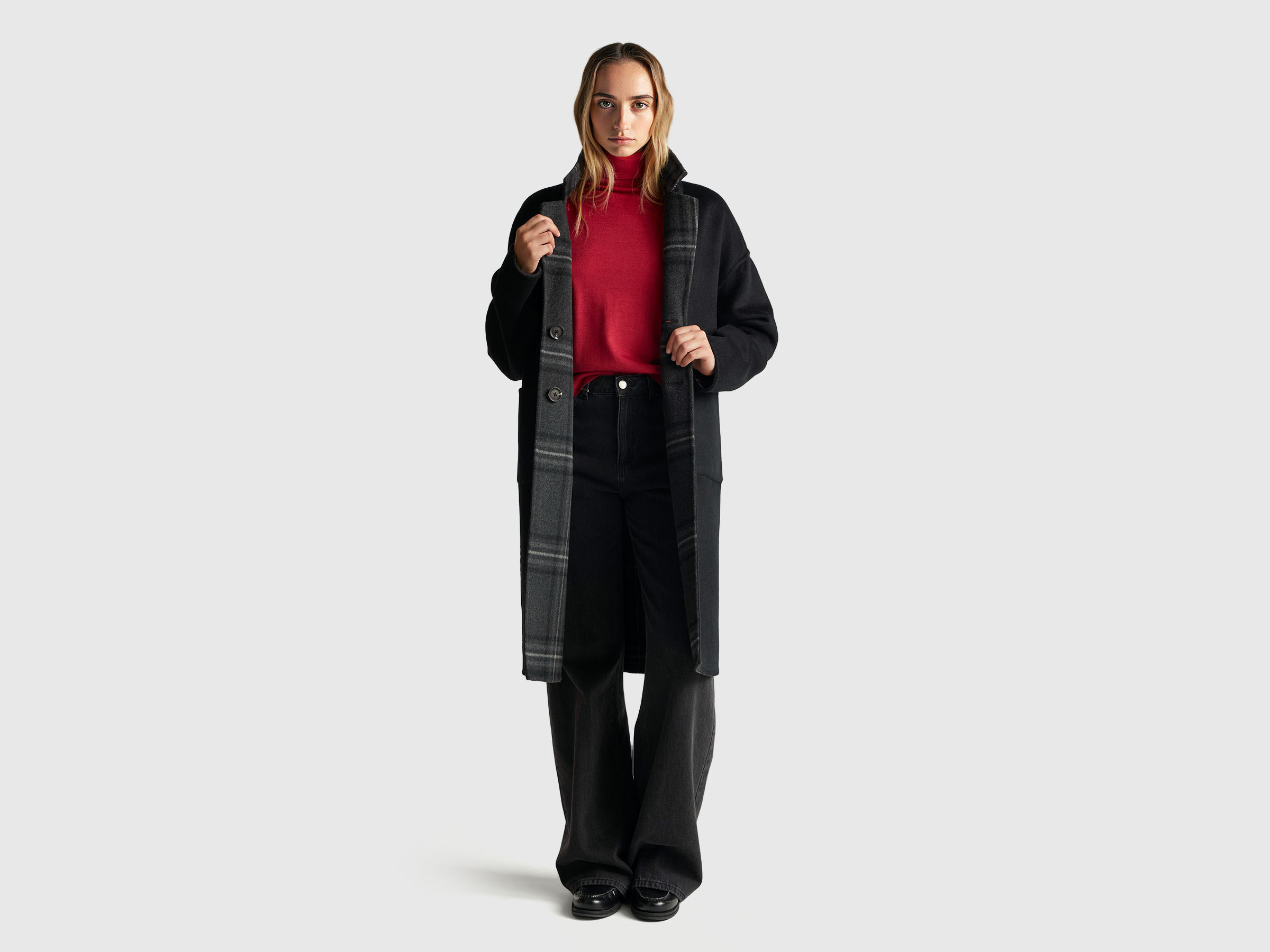 TURTLE NECK SWEATER Women image number 3